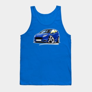 Ford Fiesta ST (Mk7) Caricature Car Art Tank Top